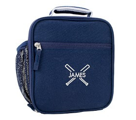 Mackenzie Navy Solid Lunch Boxes | Pottery Barn Kids