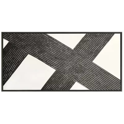 Studio 3B Interaction 60 - Inch x 30 - Inch Framed Embelished Wall Canvas | Bed Bath & Beyond