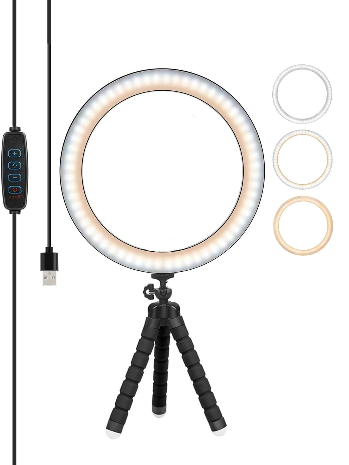 6 Inch Selfie Ring Light With Tripod Stand | SHEIN