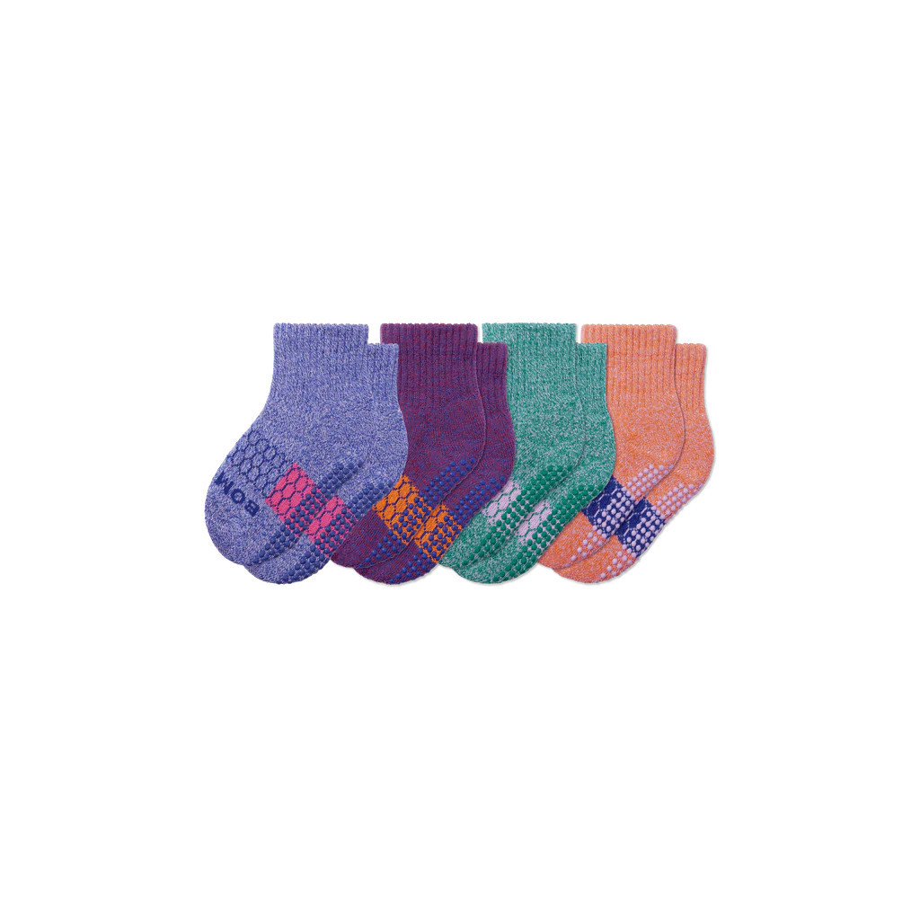 Toddler Gripper Calf Socks 4-Pack | Bombas