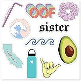 MightySkins D-VSGO6 10 Pack Nature Lover Cute VSCO Girl Sticker Water Bottles & Laptops Climate Chan | Amazon (US)