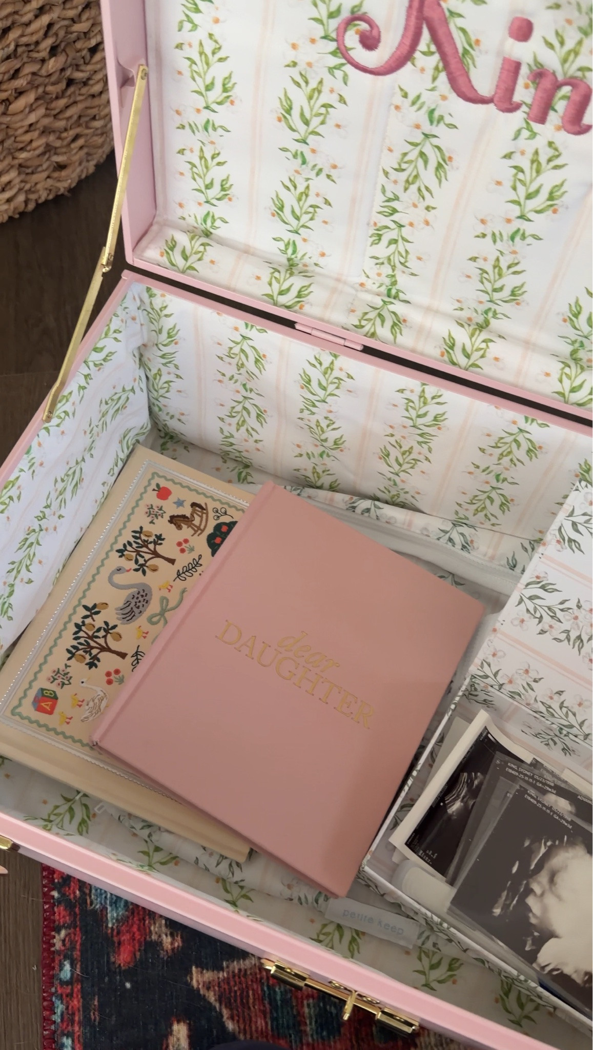 Nesting Details — a prayer journal and trunk to keep precious memories in 💕🎀

There are several color, print, and size options for the trunk!

#LTKBump #LTKBaby #LTKmomlife