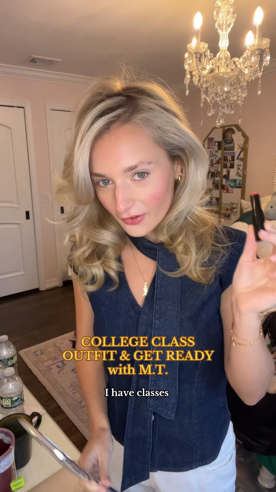 Little casual daily look or in my case, a college class outfit look! Including my exact lip and cheek colors. As well as my tride and true hairspray. I am wearing a XXS in this top  

#LTKStyleTip #LTKFindsUnder50 #LTKSaleAlert