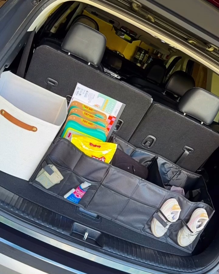 If you’re a mom AND a teacher, you already know the car is basically a second home 😂

I’m trying to keep my car from entering into the dark hole of disgust again, so we’re starting small. These two Amazon organizers are my newest attempt at keeping the chaos contained 😂👇🏼

✨ HITs HORTOR Trunk Organizer — 3 compartments for all the random mom/teacher life stuff that somehow ends up in the trunk

✨ WHHMK Sturdy Leather Car Organizer — goes right in the middle of the kids’ seats to keep all their stuff from becoming a floor situation

Will these magically keep my car clean forever? Absolutely not. 😂
But is it a start? YES. And anything that helps this teacher mom keep things running a little smoother is a win in my book. 🙌🏼

Both are linked below! 🛒🤍

#LTKFinds #AmazonFinds #MomHacks

#LTKmomlife #LTKTravel #LTKKids