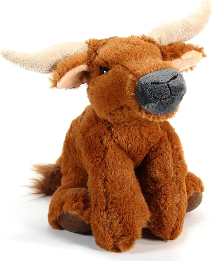The Petting Zoo Longhorn Stuffed Animal Plushie, Gifts for Kids, Wild Onez Wildlife Animals, Long... | Amazon (US)