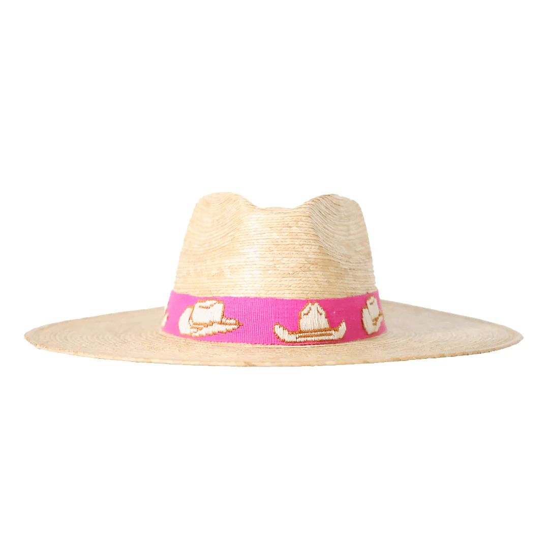 Cowgirl Embroidered Palm Hat | Sunshine Tienda