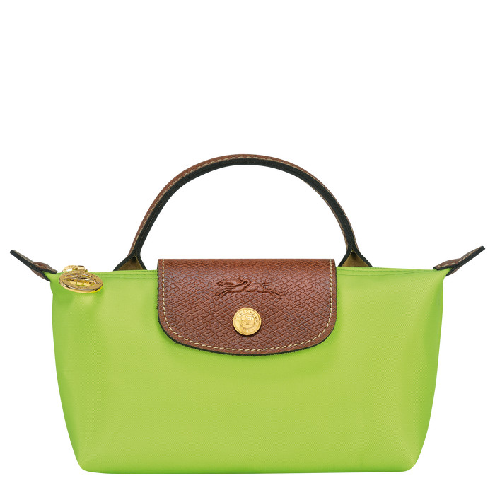Pouch with handle Le Pliage Original Green Light (34175089355) | Longchamp US | Longchamp