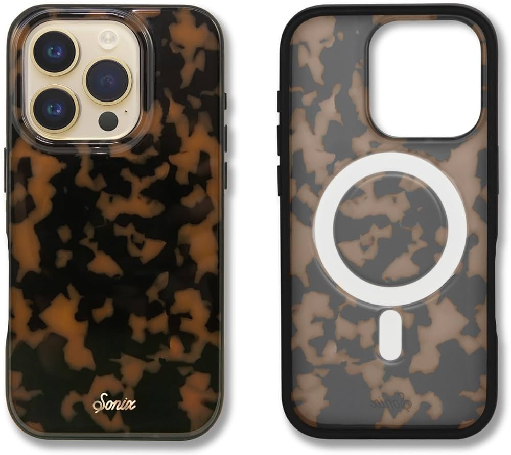 Sonix Case for iPhone 16 Pro | Compatible with MagSafe | 10ft Drop Tested | Tortoiseshell | Brown... | Amazon (US)