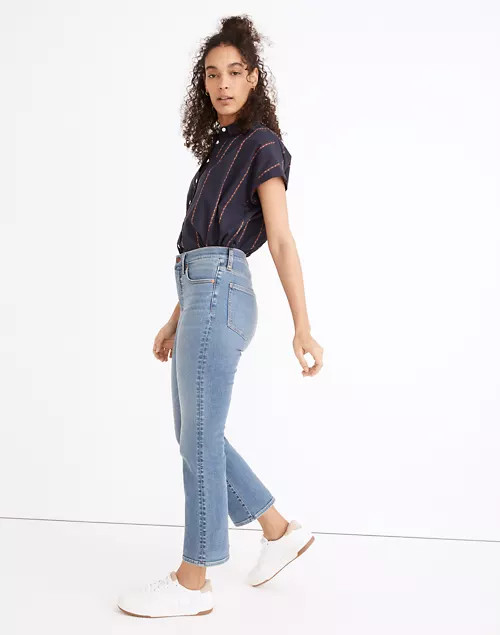Cali Demi-Boot Jeans in Dorrance Wash: TENCEL™ Denim Edition | Madewell
