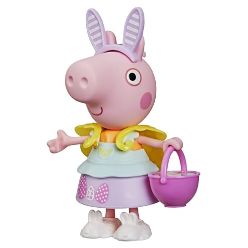 Peppa Pig Springtime Dress-Up Figure with 6 Easy-On Fashion Accessories, 6-Inch Doll, Easter Gift for Kids, Preschool Toys for Girls and Boys 3 and Up | Amazon (US)
