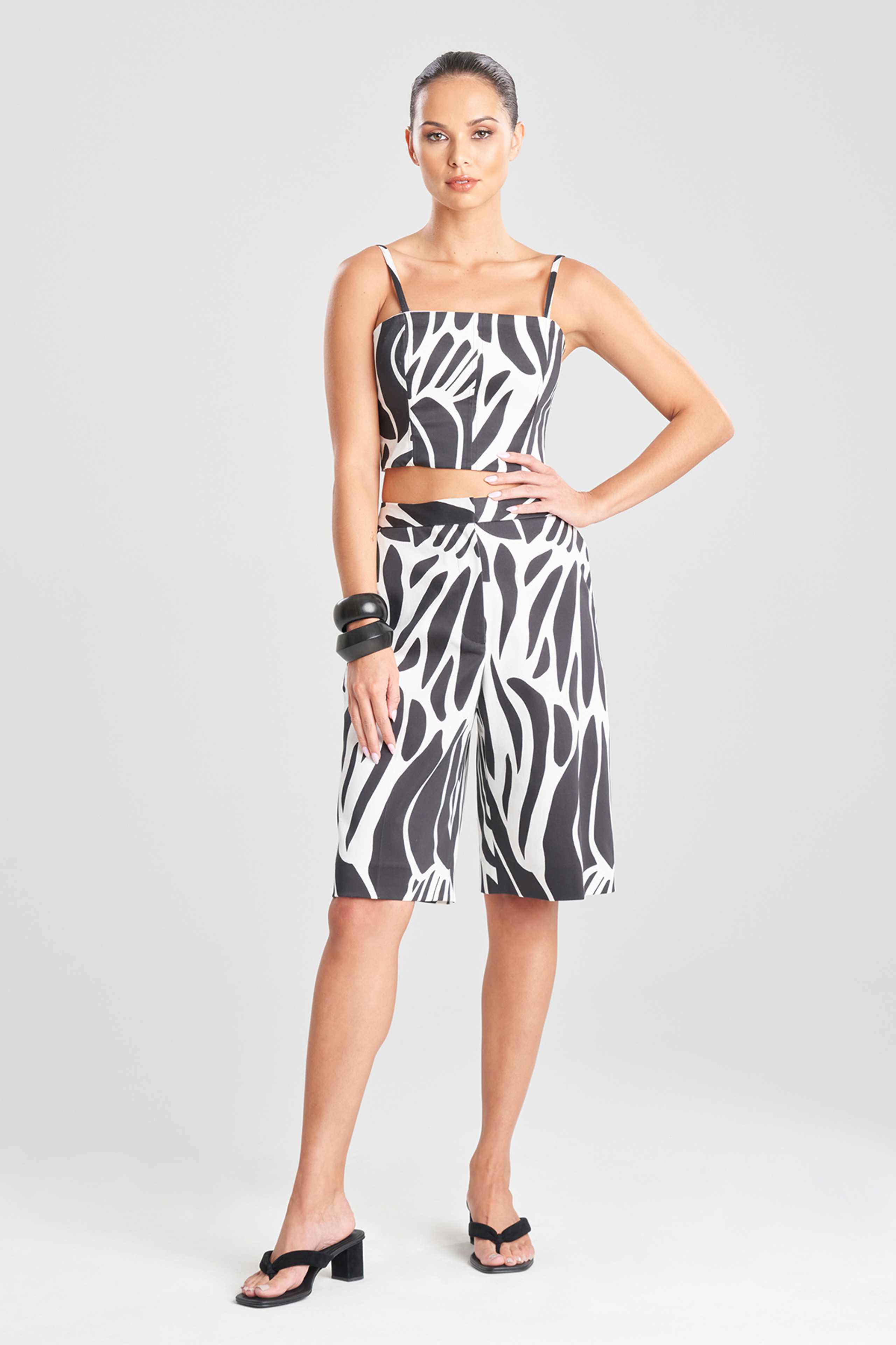 Nagashi Cotton Chino Bustier | Natori