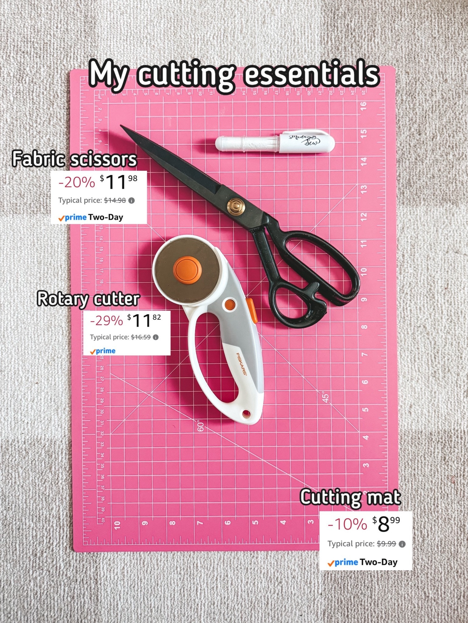 These are my must haves when it comes to cutting! ✂️