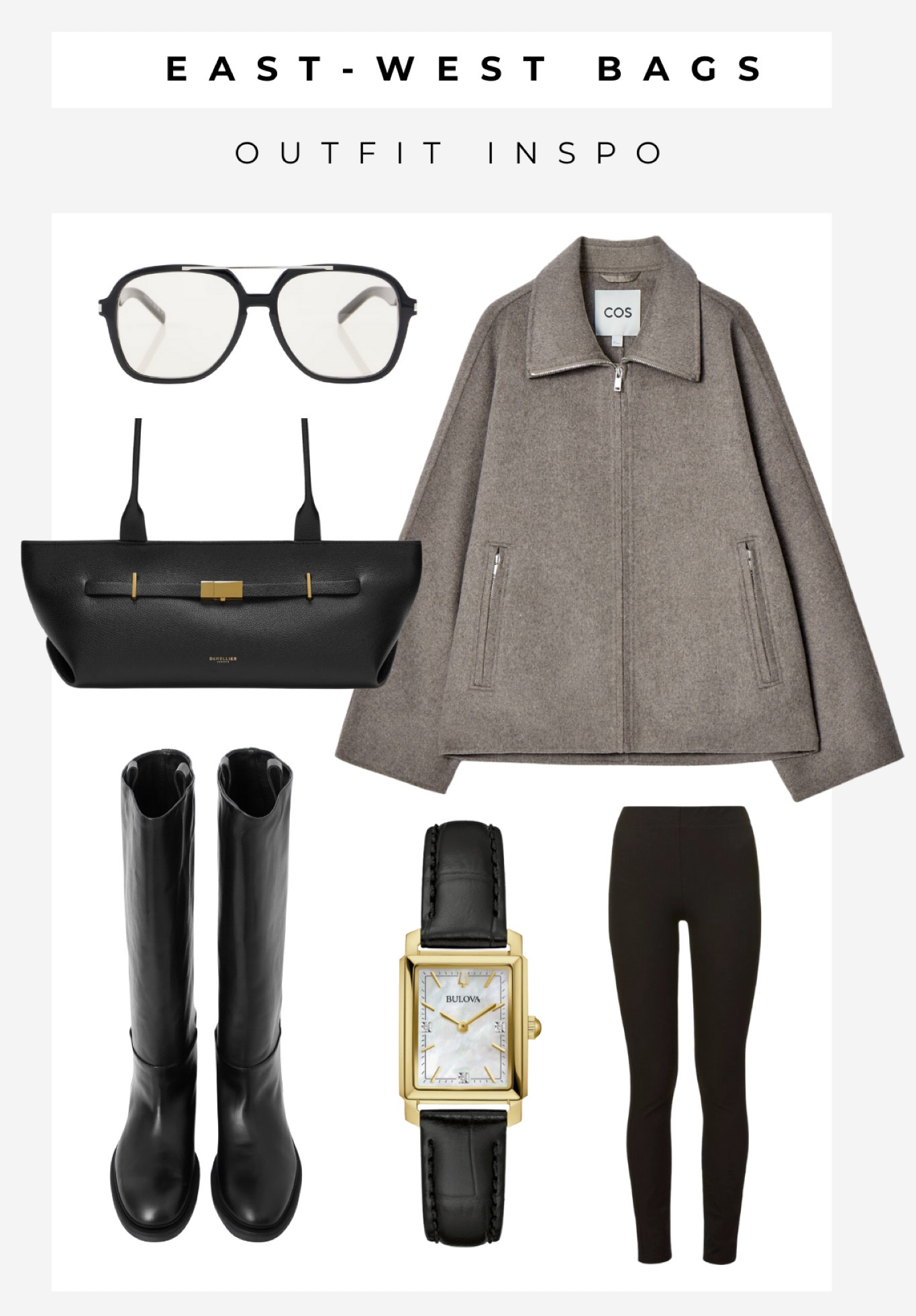 A classic outfit with east-west bag for a slick edge.

#LTKStyleTip #LTKMostLoved #LTKItBag