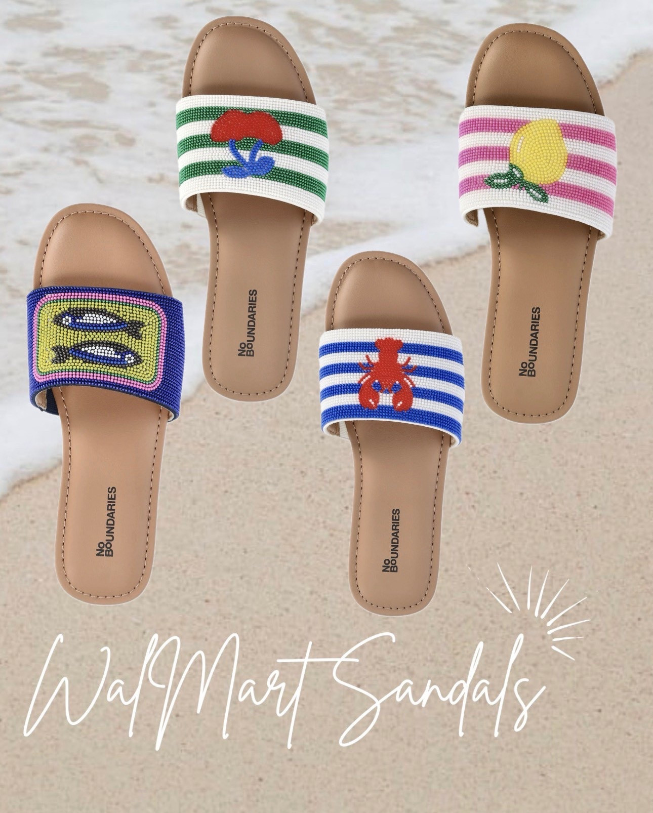 sandals from Walmart!