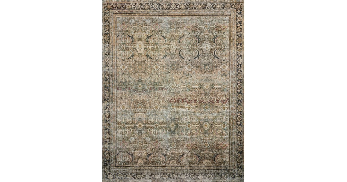 Layla LAY-03 Olive/Charcoal Rug | Layla Grayce