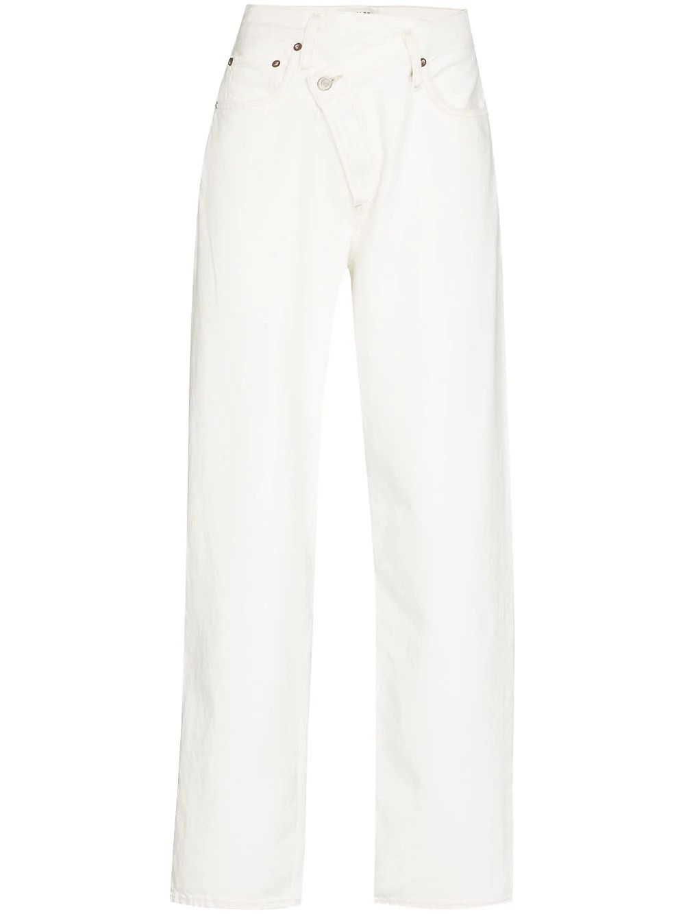 AGOLDE Balloon mid-rise Tapered Jeans - Farfetch | Farfetch Global