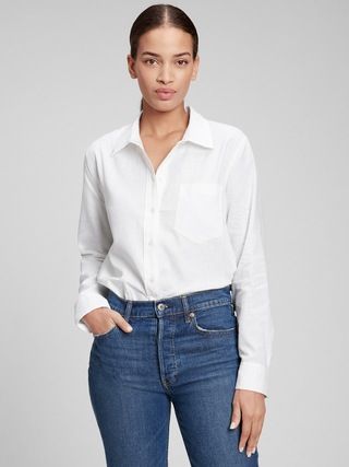 Linen Easy Shirt | Gap Factory