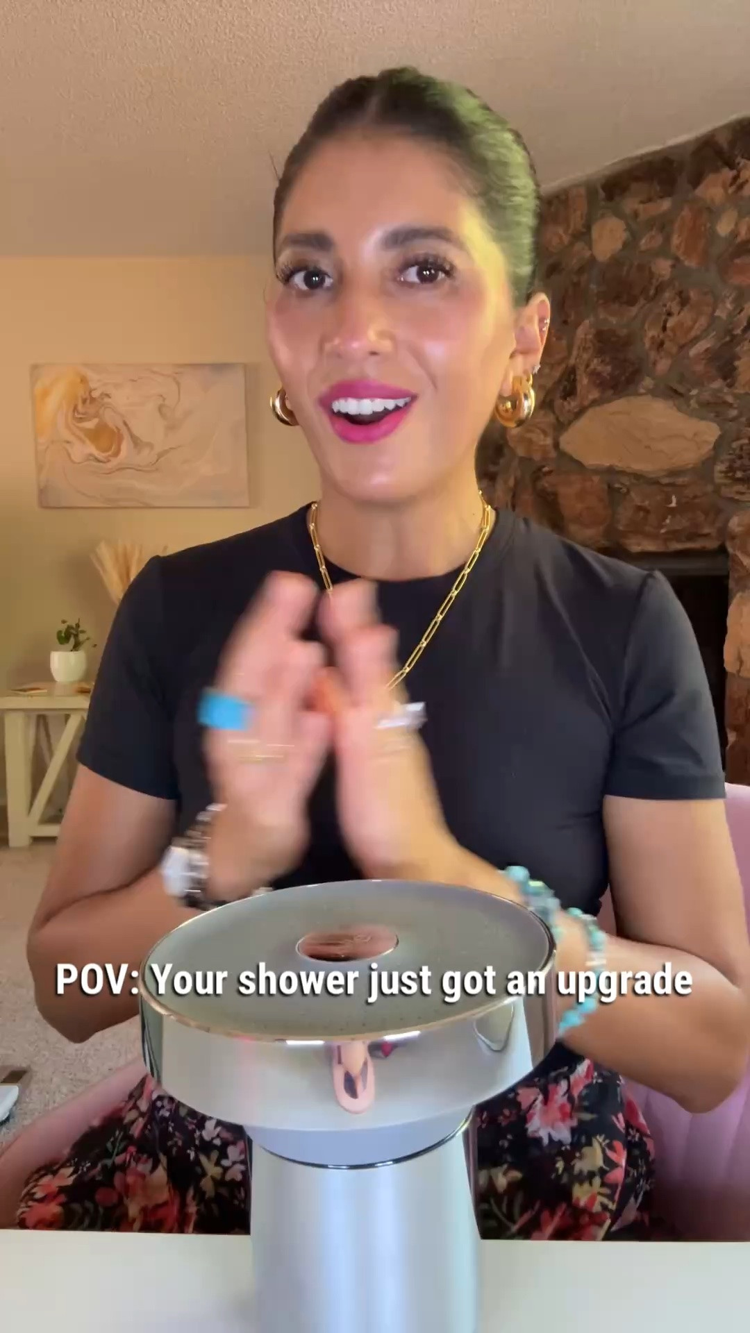 My shower got a little upgrade 🚿✨ I’m loving my Jolie filtered showerhead in Modern Chrome. It helps filter shower water while supporting healthier-looking skin and softer-feeling hair—and it makes my everyday shower feel so much better. 🤍

Jolie filtered showerhead, filtered shower head, shower filter, filtered shower water, healthier-looking skin, softer hair, hair care, skin care, bathroom upgrade, bathroom essentials, self care essentials, wellness finds, shower essentials, beauty wellness, home upgrades, modern chrome showerhead, Jolie shower filter, mom self care

#LTKOver40 #LTKHome #LTKKids