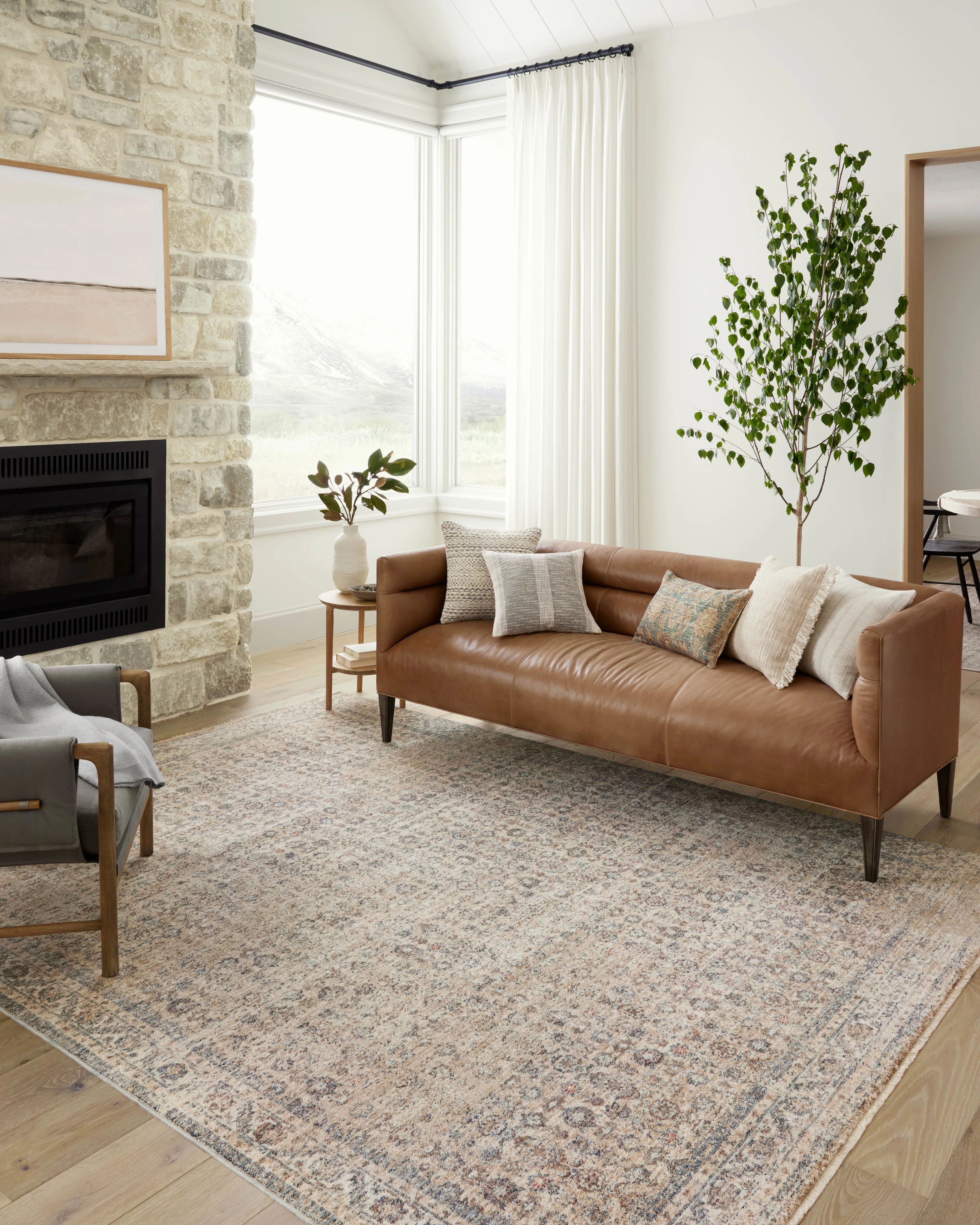 Angela Rose x Loloi Blake Beige / Denim Area Rug & Reviews | Wayfair | Wayfair North America