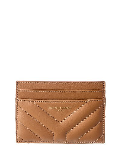 Joan Leather Card Case | Gilt