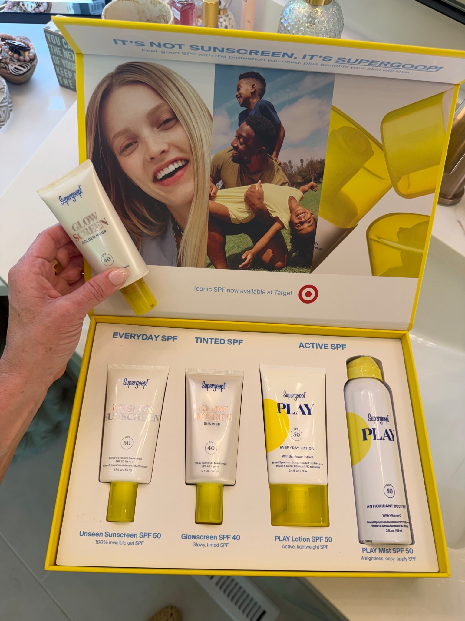 ☀️🧴@Supergoop! #ad Has a set for the summertime obsessed with her son screen options for beauty products to protect protecting the family through all outdoor activities for the summer and travel!! 



#LTKOver40 #LTKSwim #LTKTravel