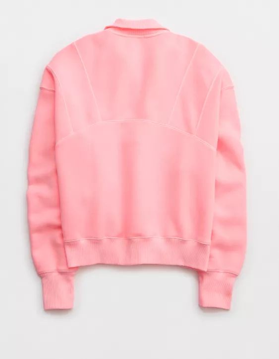 OFFLINE By Aerie Cloud Fleece Quarter Zip Sweatshirt | American Eagle Outfitters (US & CA)