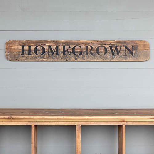 Park Hill Collection ECM90289 Wooden Homegrown Roadside Sign, 54.75-inch Length | Amazon (US)