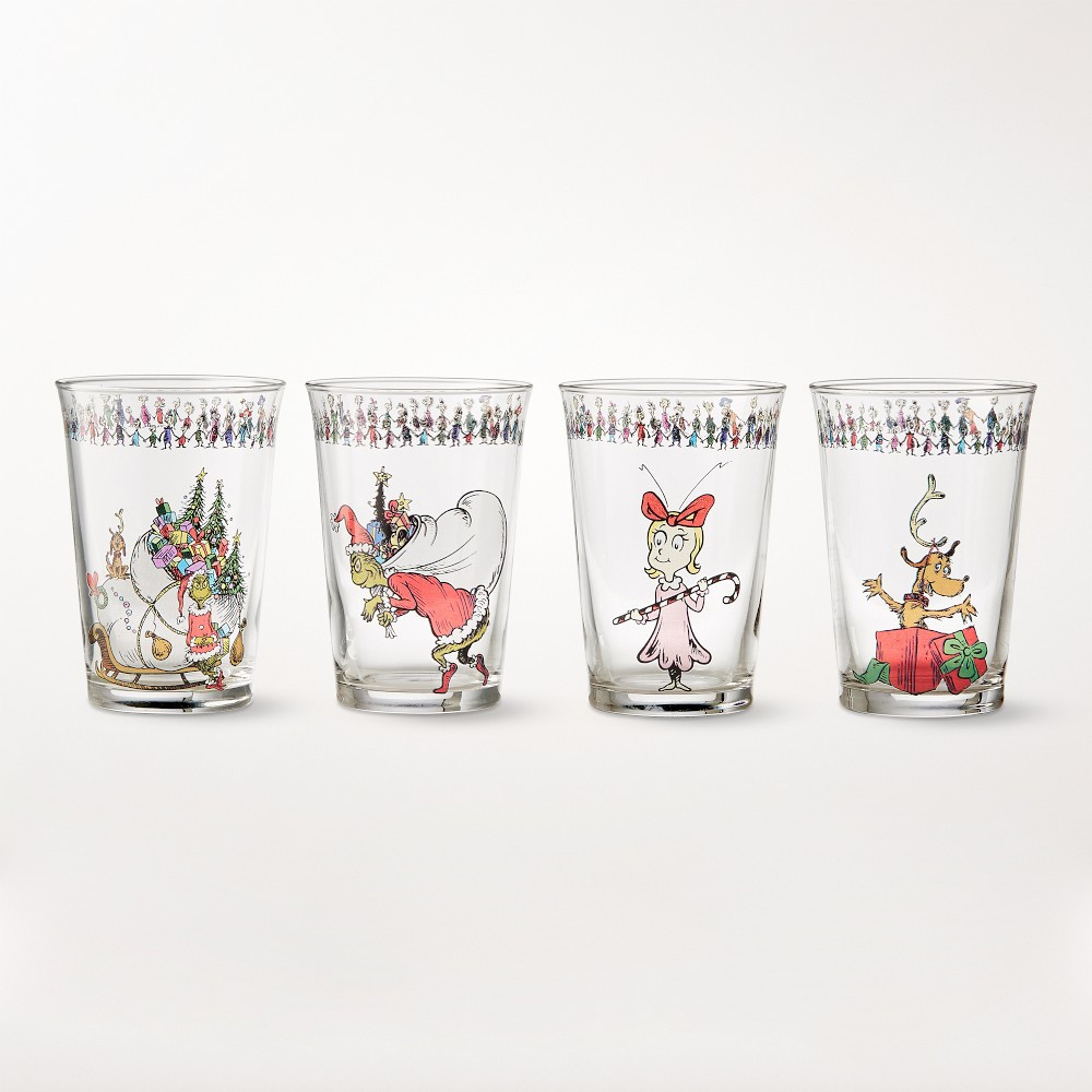 The Grinch™ Tumblers, 9-oz, Set of 4 | Williams-Sonoma