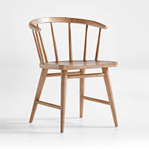 Pali Light Brown Wood Dining Chair + Reviews | Crate & Barrel | Crate & Barrel