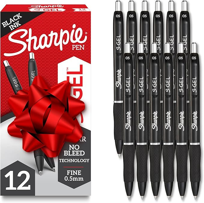 Sharpie S-Gel, Gel Pens, Drawing Pens, Gel Ink Pens For Journaling, Writing Pens, Coloring Pens, ... | Amazon (US)