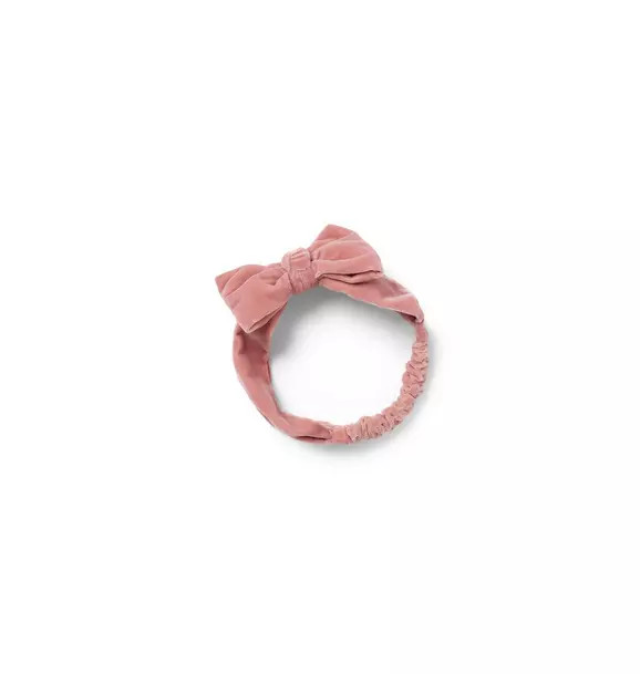 Baby Velvet Bow Soft Headband | Janie and Jack
