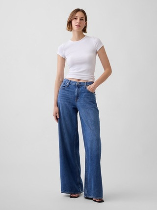 Mid Rise UltraSoft Baggy Jeans | Gap (CA)