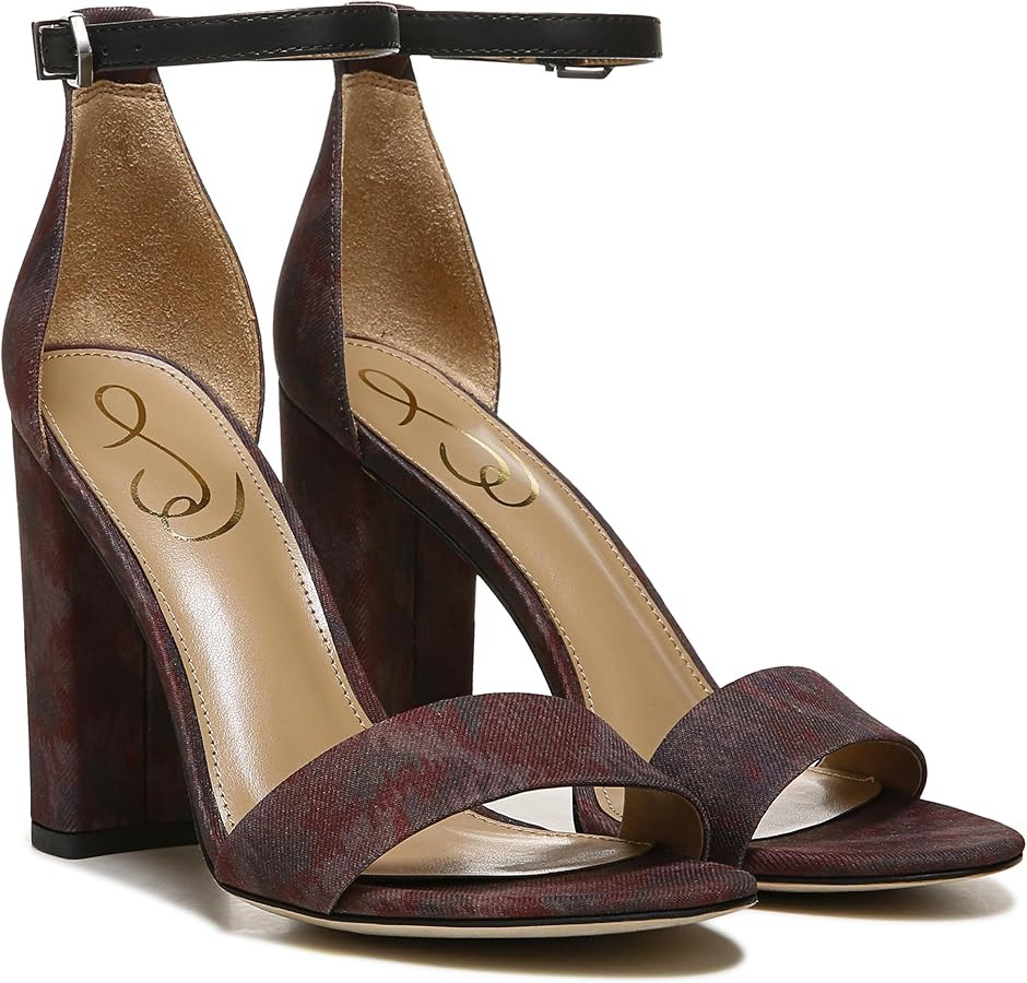 Sam Edelman Womens Yaro Block Heel Sandal | Amazon (US)