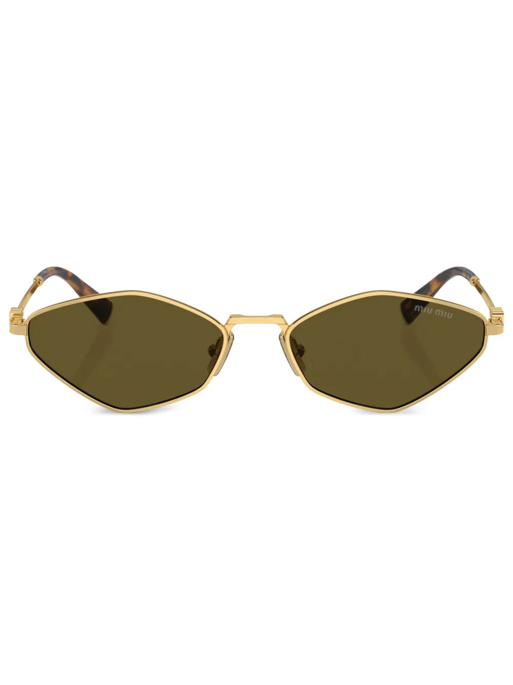 Miu Miu Eyewear geometric-frame Sunglasses - Farfetch | Farfetch Global