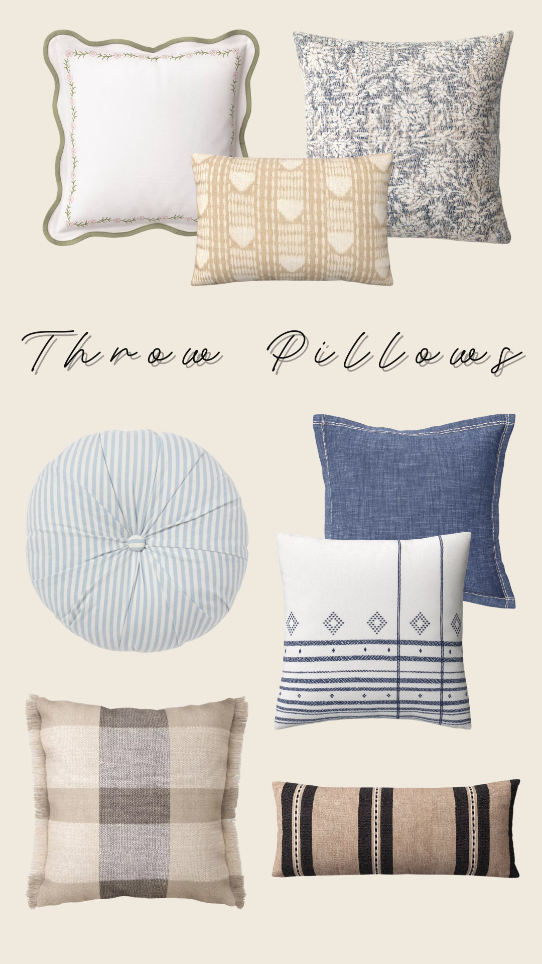 Target Throw Pillows Under $50! 

 #LTKHome #LTKSaleAlert