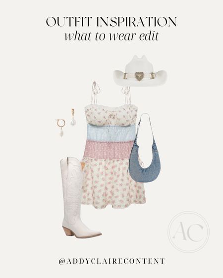 Country Concert Outfit- How cute is this tiered mini dress for summer?!

summer mini dress/ denim purse/ denim styling/ denim purse outfit/ Zach Bryan concert outfit/ Women's cowboy boots/ White cowboy boots/ country concert outfit ideas/ country concert fits/ country concert dress outfit/ Nashville outfit/ Morgan wallen concert outfit/ Luke combs concert outfit/ Riley green concert outfit/ costal cowgirl/ western outfit idea/ Amazon country concert/ festival outfits/ 2024 festival fits/ Feminine style/ preppy outfit

#LTKFestival #LTKSeasonal #LTKU