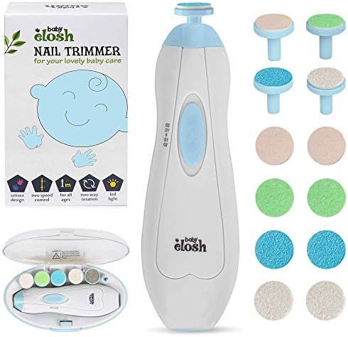 Baby Nail Trimmer File Electric - [Upgraded] Safe Nail Clippers with 12 Units Gift for Newborn Toddl | Amazon (US)