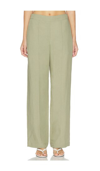 SAMSOE SAMSOE Sahani Trousers in Sage. - size S | Revolve Clothing (Global)
