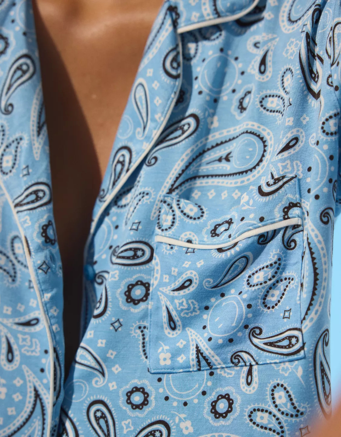 Aerie | Smiley® Real Soft® Short Sleeve Pajama Shirt | Aerie