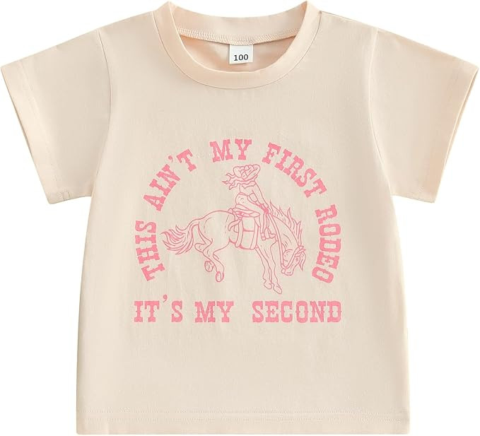This Ain't My First Rodeo Its My Second Toddler Girl Boy 2nd Birthday Shirt | 2 Year Old Toddler ... | Amazon (US)