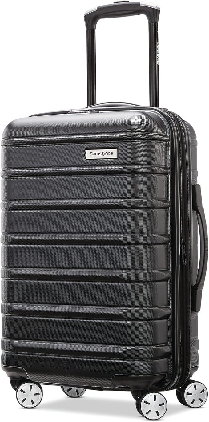 Samsonite Omni 2 Hardside Expandable Luggage with Spinner Wheels, Midnight Black, Carry-On 20-Inc... | Amazon (US)