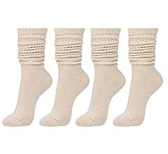 STYLEGAGA Women's Fall Winter Slouch Knit Socks Slouchy Socks Women Scrunch Socks Women Scrunchie... | Amazon (US)