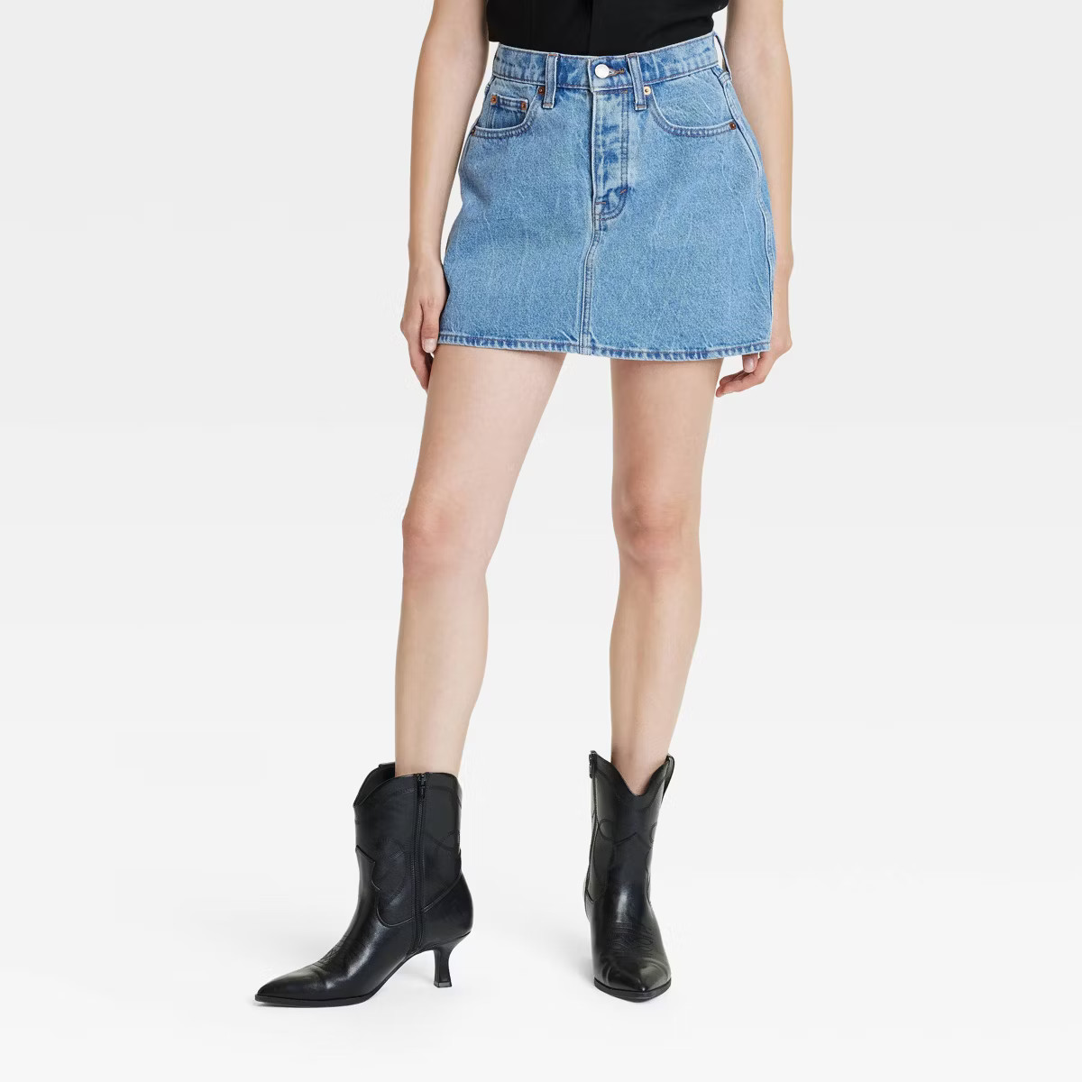 Women's Mini Denim Skirt - Universal Thread™ Medium Wash | Target