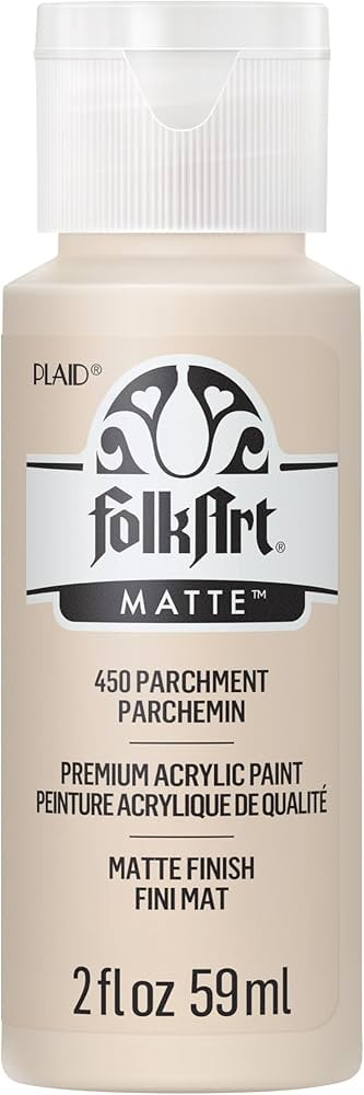 FolkArt Acrylic Paint in Assorted Colors (2 oz), 450, Parchment | Amazon (US)