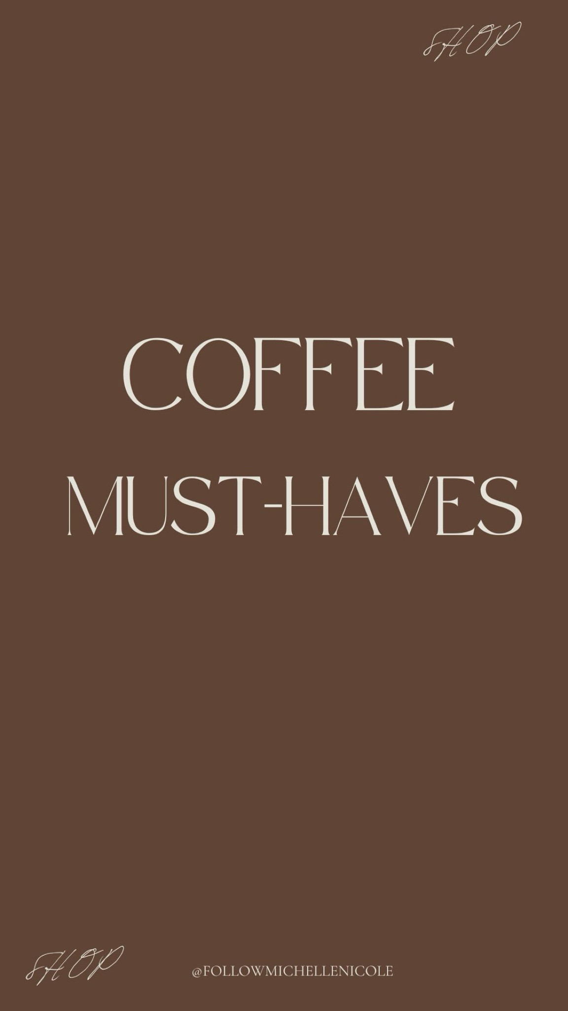 Coffee Must Haves 
Coffee Bar 
Best Sellers 
Favorites & Accessories for your Home + Kitchen 

#LTKHome #LTKStyleTip #LTKSaleAlert