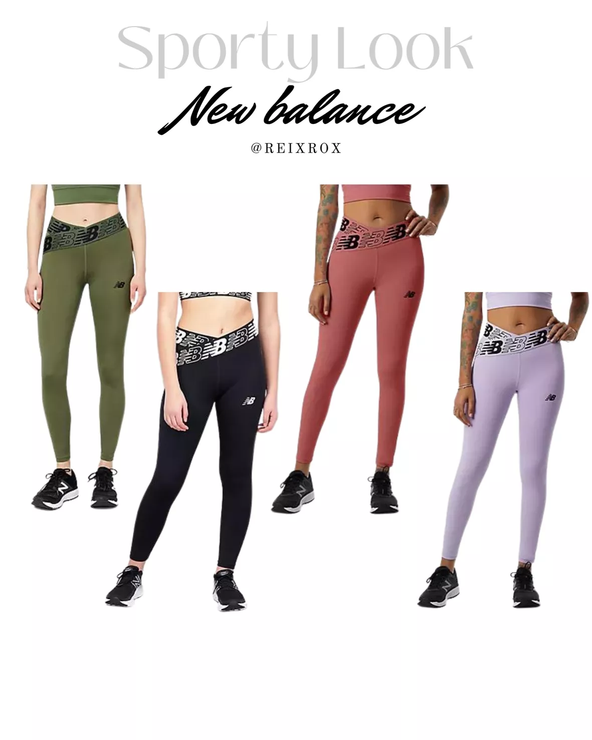 NEW BALANCE - Women's high rise sporty leggings 