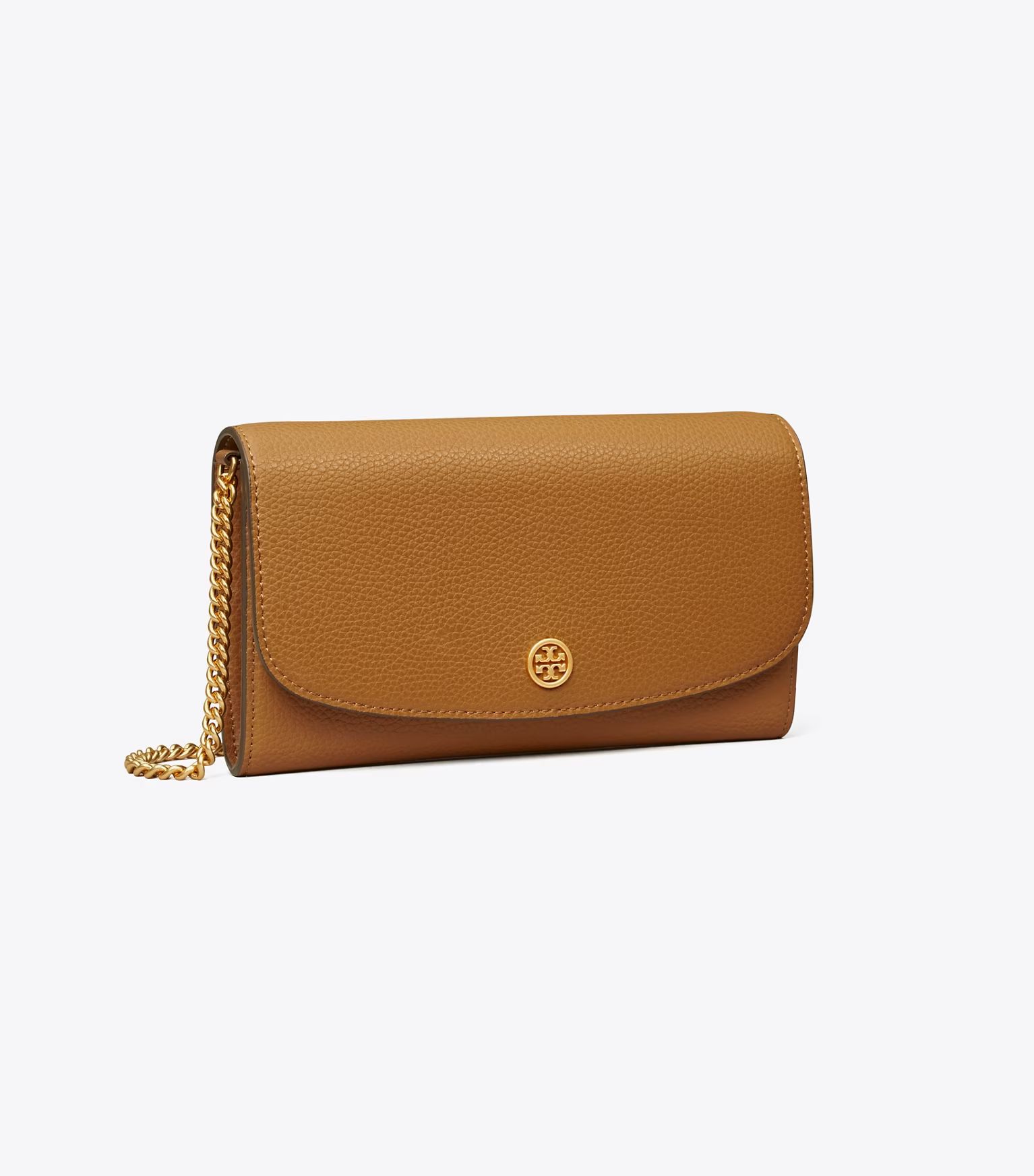 Robinson Pebbled Chain Wallet: Women's Designer Mini Bags | Tory Burch | Tory Burch (US)