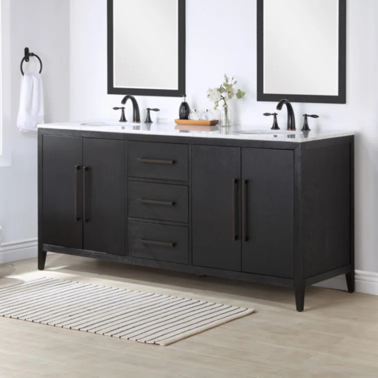 Alsup 72" Double Bathroom Vanity | Wayfair North America