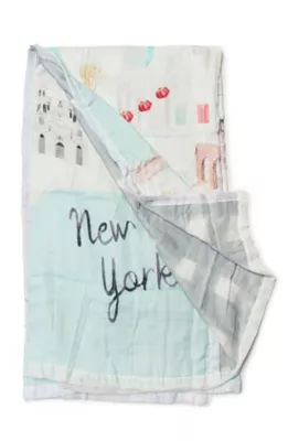 Loulou Lollipop New York City Oversize Multicolor Muslin Quilt | Bed Bath and Beyond Canada | Bed Bath & Beyond Canada