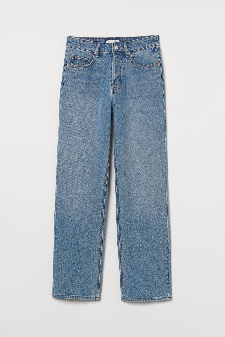Straight High Ankle Jeans | H&M (UK, MY, IN, SG, PH, TW, HK)